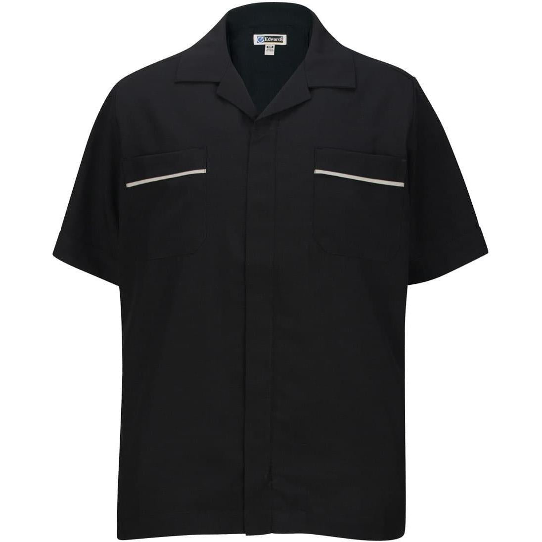 no-logo Edwards Pinnacle Service Shirt-Dress Shirts-Edwards-Black-S-Thread Logic