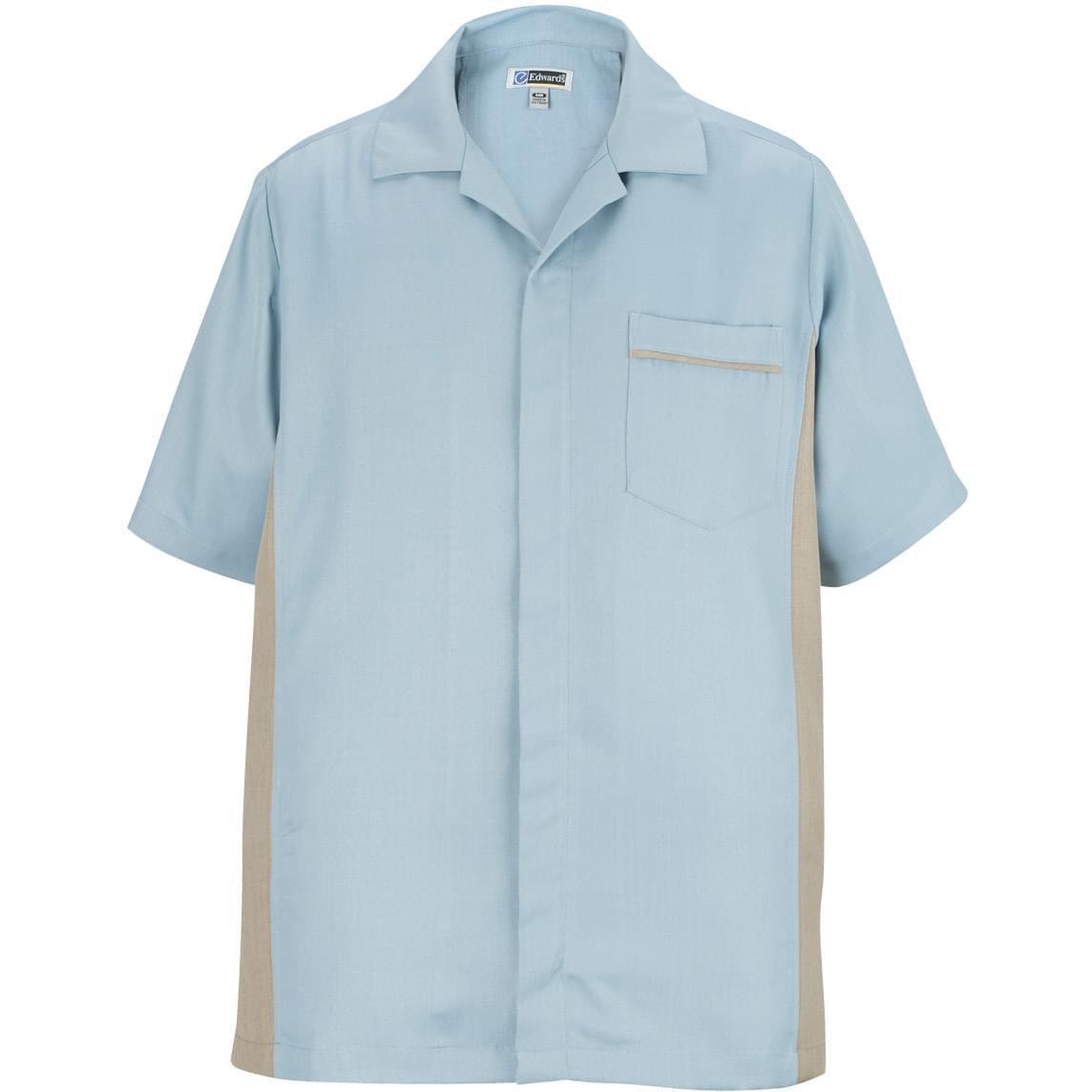 no-logo Edwards Premier Service Shirt-Men's Dress Workwear-Edwards-Glacier Blue-S-Thread Logic