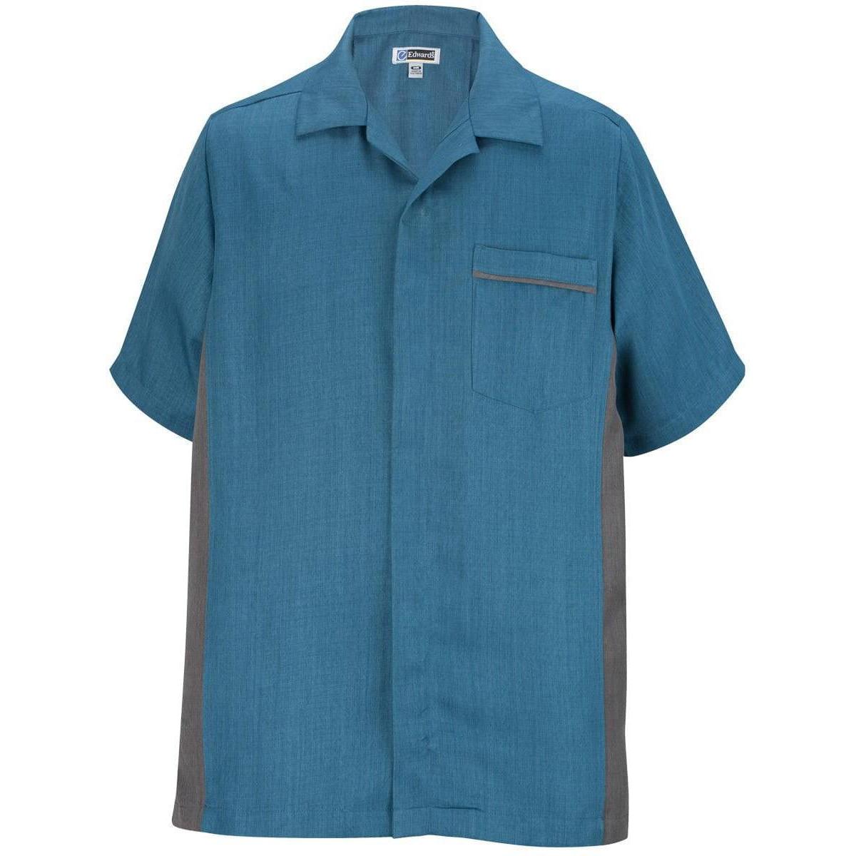 no-logo Edwards Premier Service Shirt-Men's Dress Workwear-Edwards-Imperial Blue-S-Thread Logic