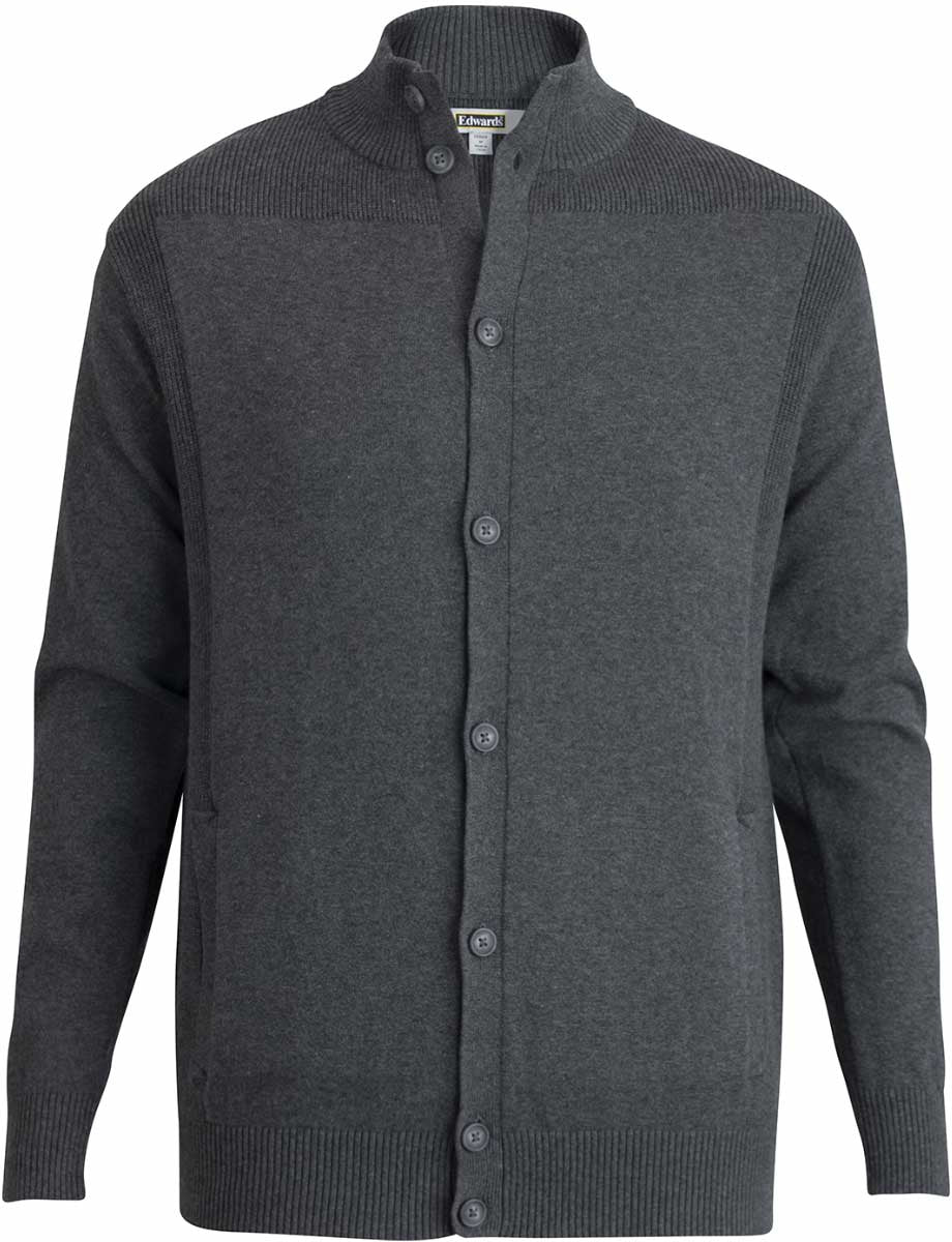 Edwards Unisex Button Front Cardigan