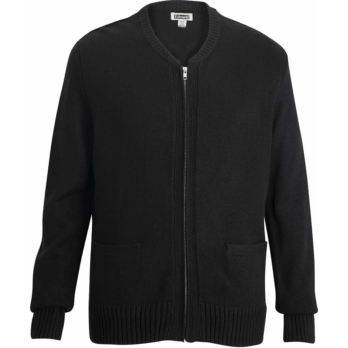 logo-left Edwards Unisex Full Zip Cardigan
