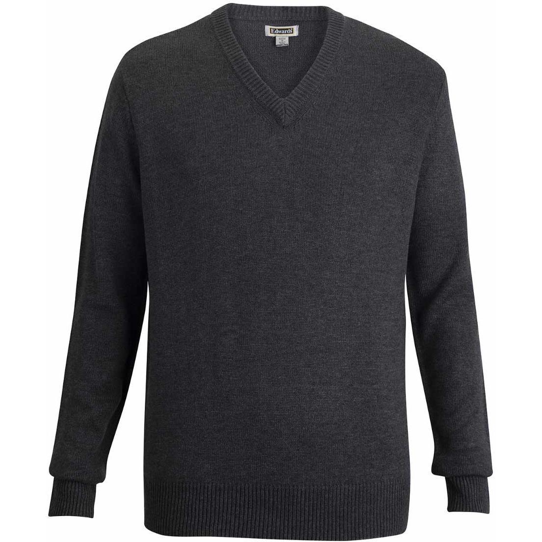 logo-left Edwards Unisex V Neck Sweater