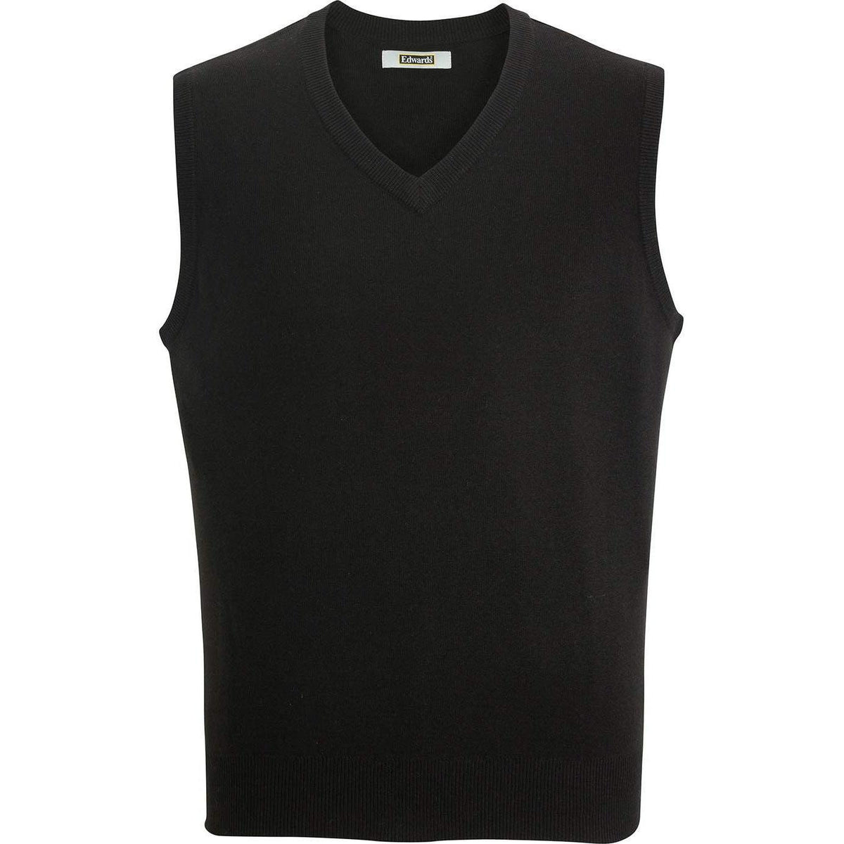 no-logo Edwards V Neck Vest Interlock Acrylic