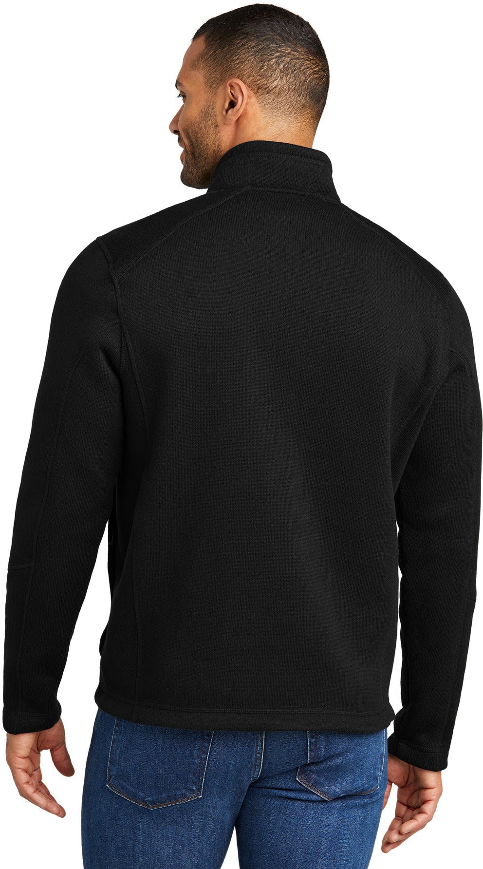 no-logo Port Authority Arc Sweater Fleece 1/4-Zip-Port Authority-Thread Logic