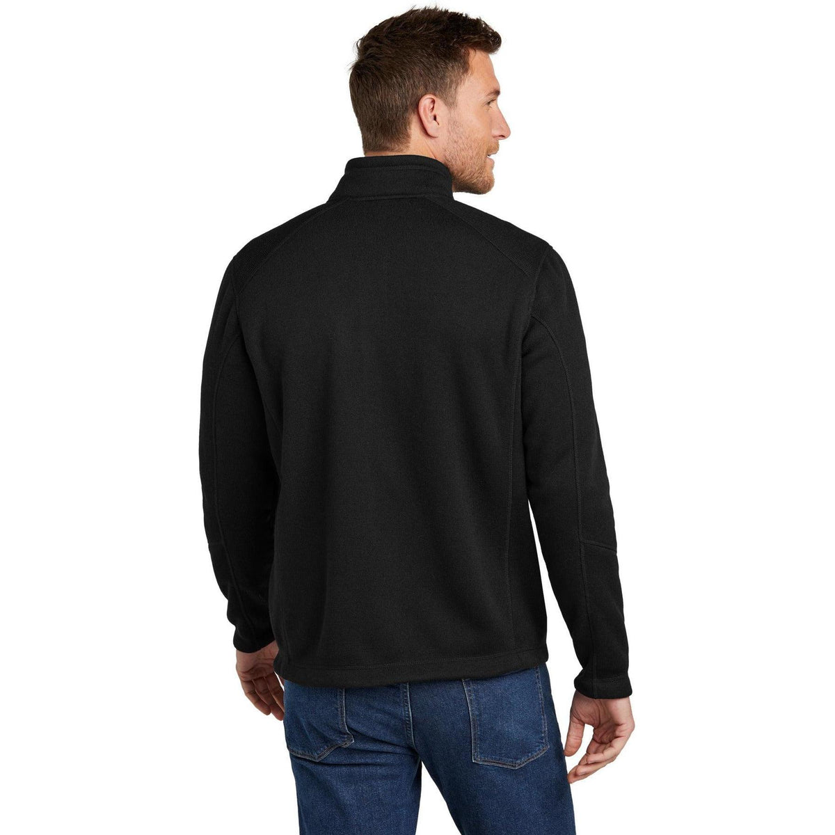 no-logo Port Authority Arc Sweater Fleece Jacket-Port Authority-Thread Logic