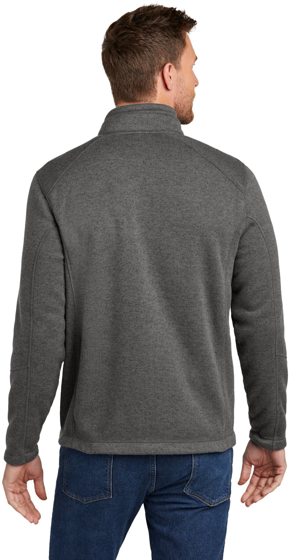 no-logo Port Authority Arc Sweater Fleece Jacket-Port Authority-Thread Logic