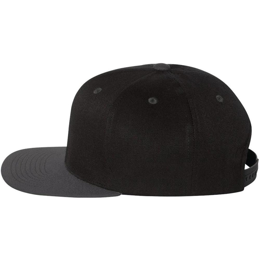 no-logo Flexfit 110 Flat Bill Snapback Cap-Caps-Flexfit-Thread Logic