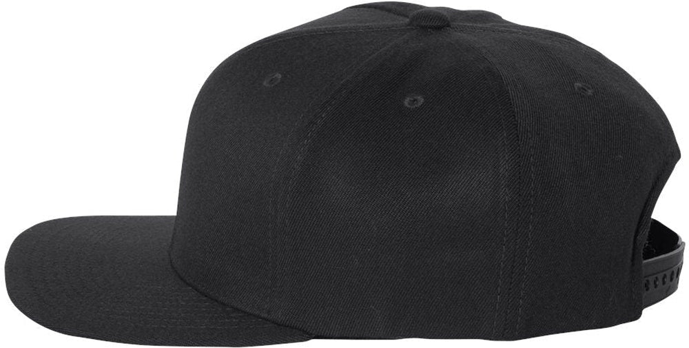 no-logo Flexfit 110 Flat Bill Snapback Cap-Caps-Flexfit-Thread Logic