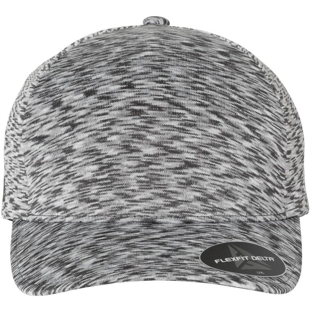 no-logo Flexfit Delta Seamless Unipanel Cap-Headwear-Flexfit-Melange Silver-S/M-Thread Logic