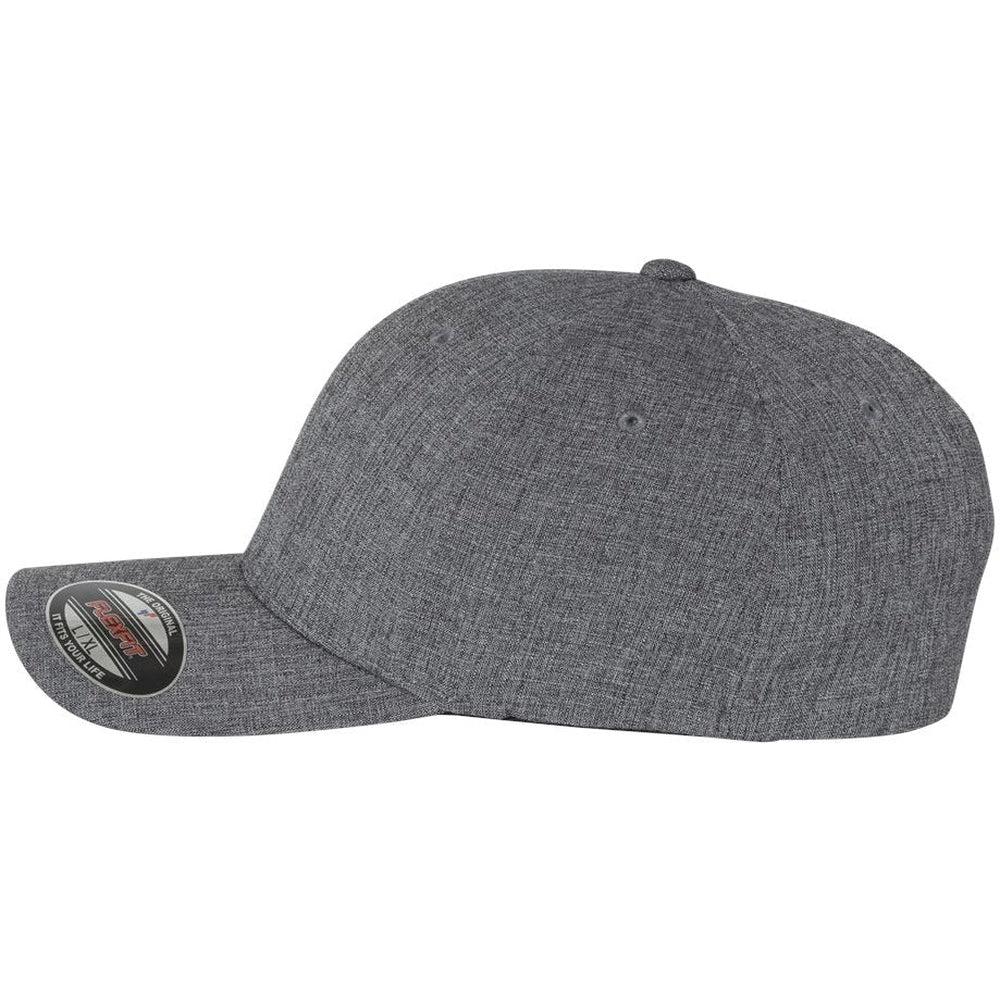 no-logo Flexfit Heatherlight Mélange Cap-Headwear-Flexfit-Thread Logic