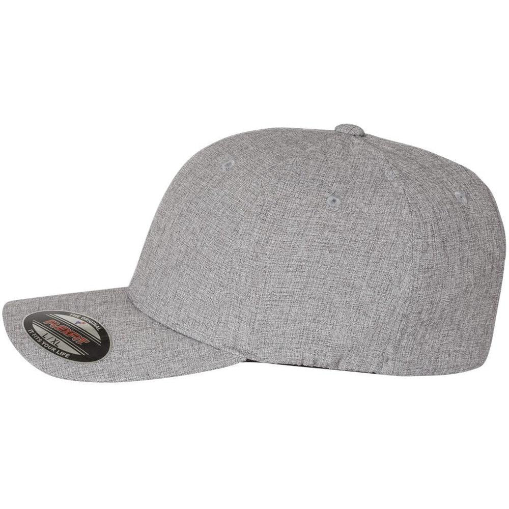 no-logo Flexfit Heatherlight Mélange Cap-Headwear-Flexfit-Thread Logic