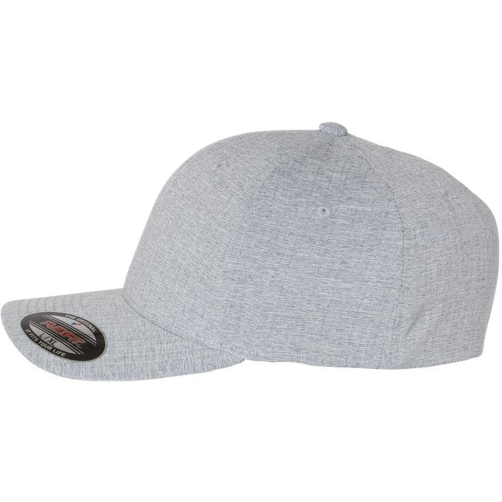 no-logo Flexfit Heatherlight Mélange Cap-Headwear-Flexfit-Thread Logic