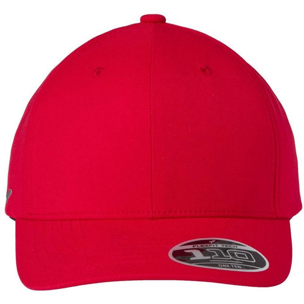 no-logo Flexfit NU Adjustable Cap-Apparel-Flexfit-Red-Adjustable-Thread Logic
