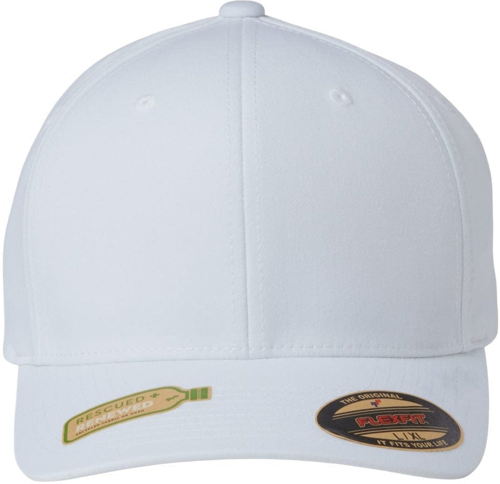 Flexfit Sustainable Polyester Cap-Apparel-Flexfit-White-S/M-Thread Logic