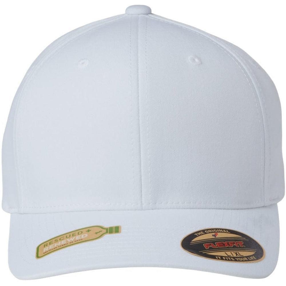 no-logo Flexfit Sustainable Polyester Cap-Apparel-Flexfit-White-S/M-Thread Logic