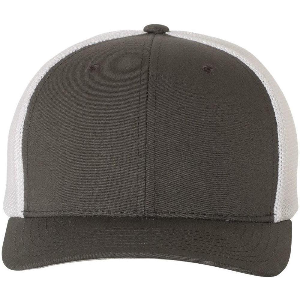 no-logo Flexfit Trucker Cap-Headwear-Flexfit-Charcoal/White-OSFA-Thread Logic