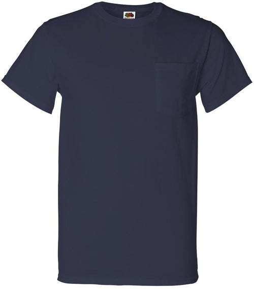 Fruit of the Loom HD Cotton Pocket T-Shirt-Men's T Shirts-Thread Logic