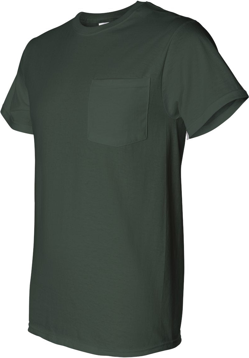 no-logo Fruit of the Loom HD Cotton T-Shirt with a Pocket-T-Shirts-Fruit of the Loom-Thread Logic
