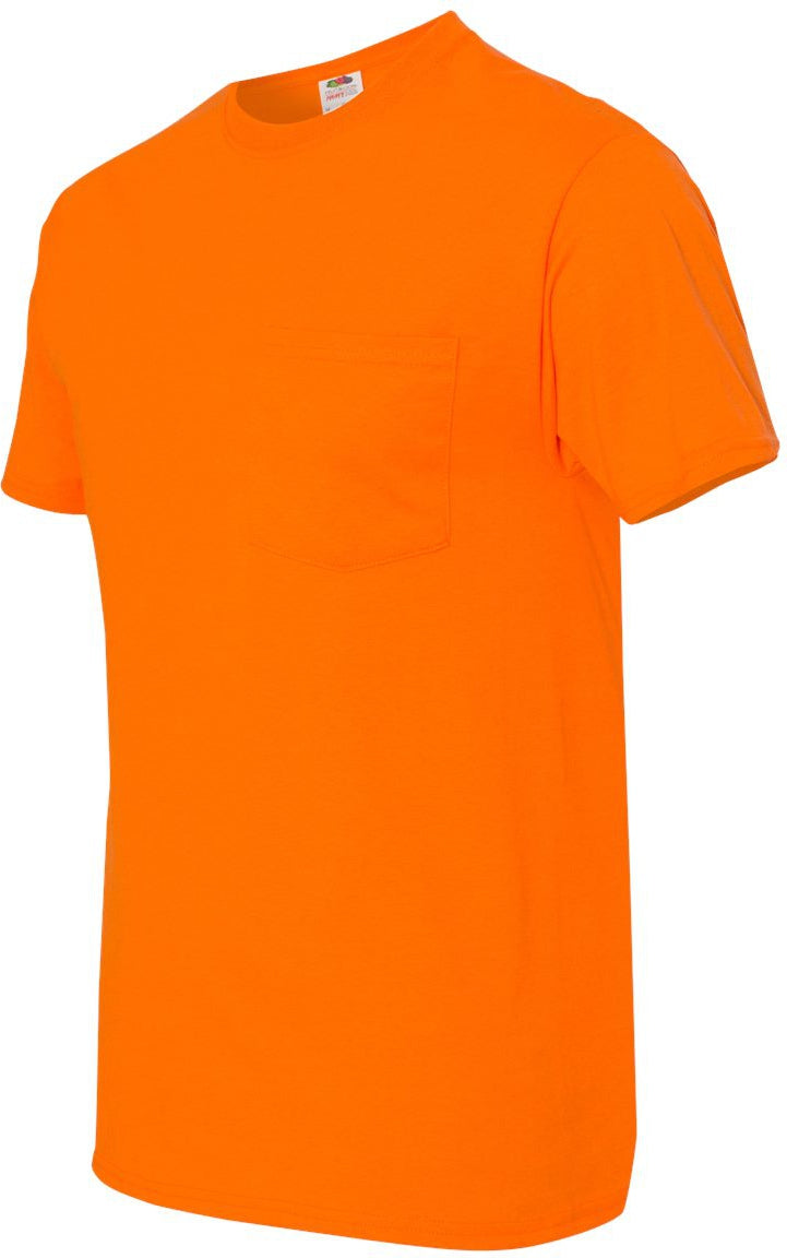 no-logo Fruit of the Loom HD Cotton T-Shirt with a Pocket-T-Shirts-Fruit of the Loom-Thread Logic
