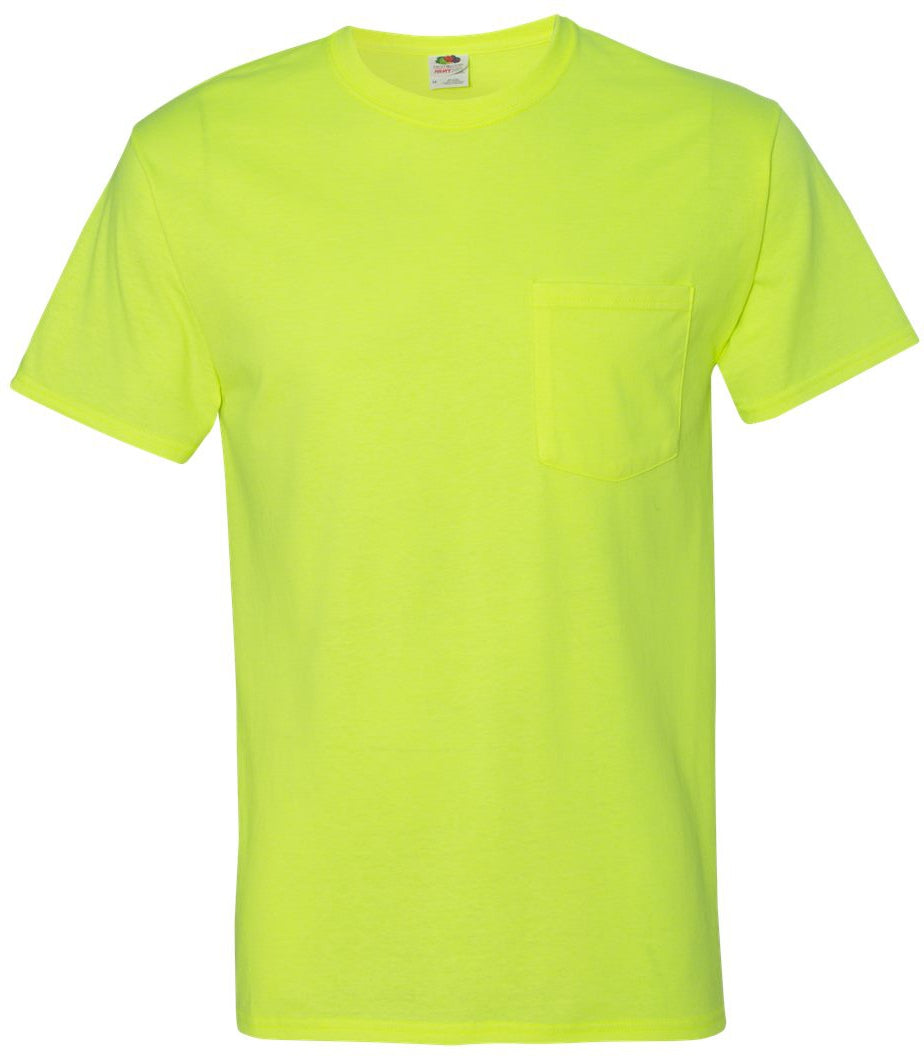 Fruit of the Loom HD Cotton T-Shirt with a Pocket