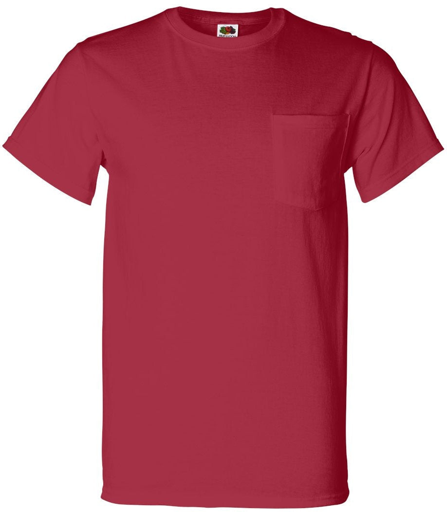 Fruit of the Loom HD Cotton T-Shirt with a Pocket