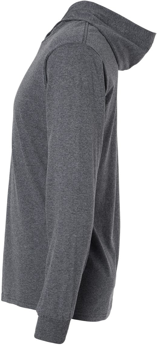 no-logo Fruit of the Loom HD Cotton™ Jersey Hooded T-Shirt-T-Shirts - Long Sleeve-Fruit of the Loom-Thread Logic