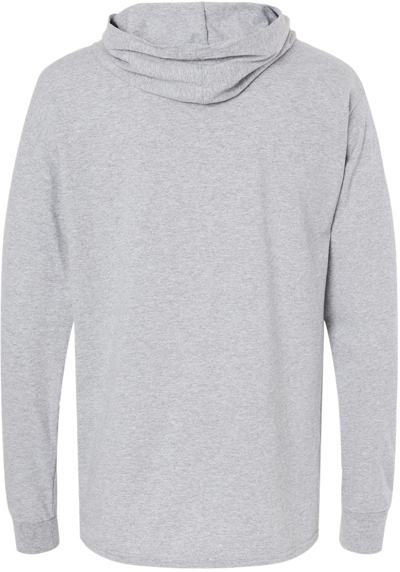 no-logo Fruit of the Loom HD Cotton™ Jersey Hooded T-Shirt-T-Shirts - Long Sleeve-Fruit of the Loom-Thread Logic