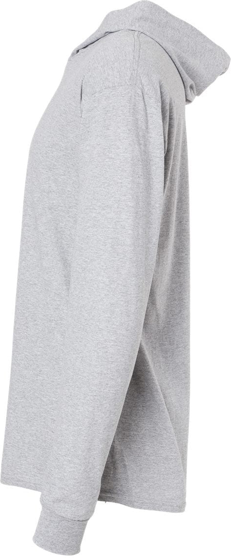 no-logo Fruit of the Loom HD Cotton™ Jersey Hooded T-Shirt-T-Shirts - Long Sleeve-Fruit of the Loom-Thread Logic