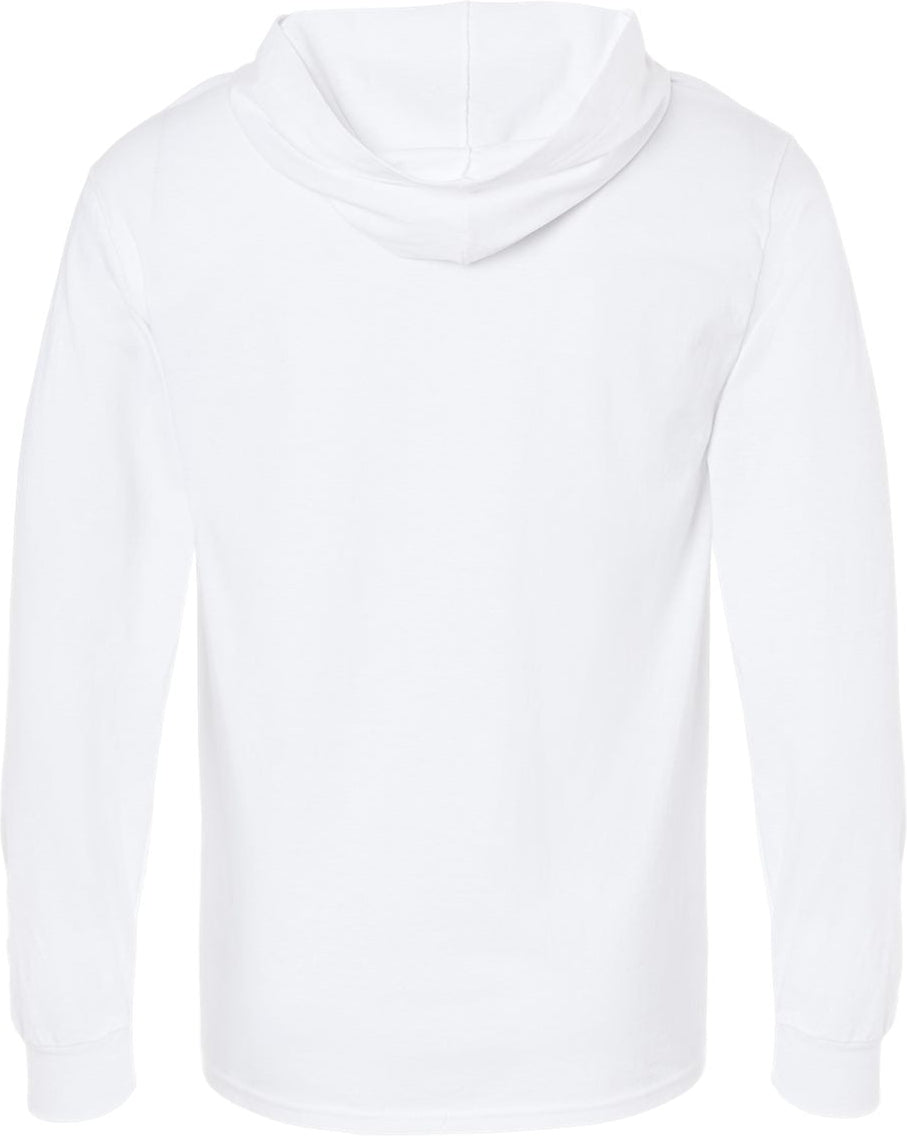 no-logo Fruit of the Loom HD Cotton™ Jersey Hooded T-Shirt-T-Shirts - Long Sleeve-Fruit of the Loom-Thread Logic