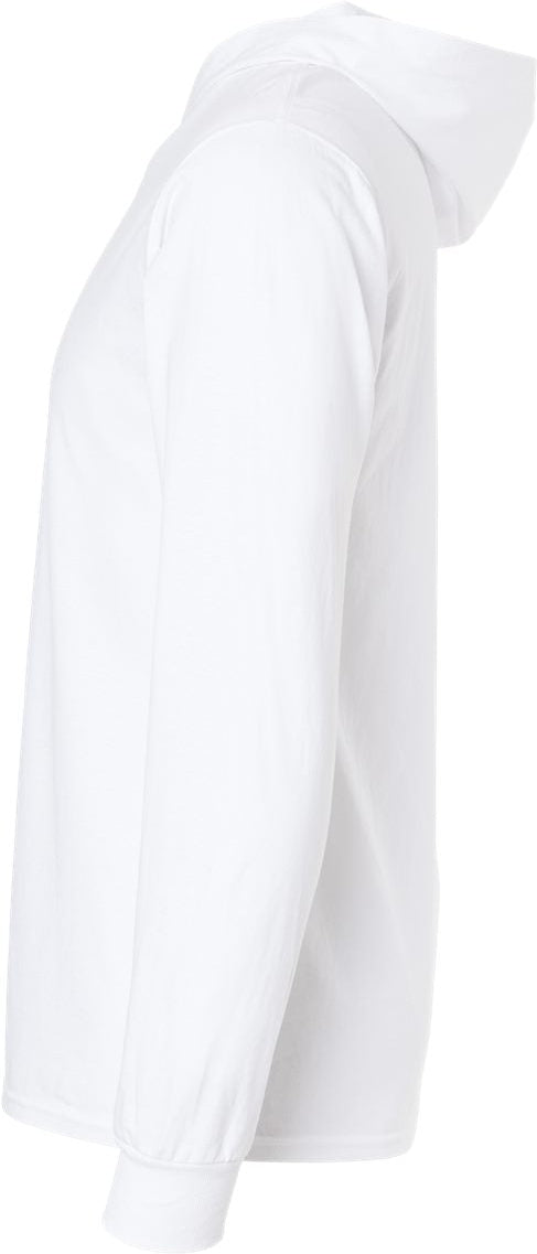 no-logo Fruit of the Loom HD Cotton™ Jersey Hooded T-Shirt-T-Shirts - Long Sleeve-Fruit of the Loom-Thread Logic