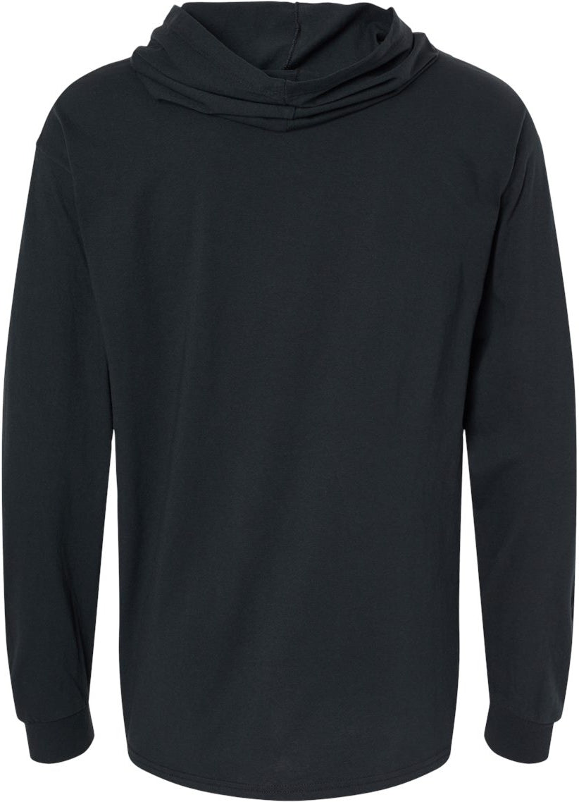 no-logo Fruit of the Loom HD Cotton™ Jersey Hooded T-Shirt-T-Shirts - Long Sleeve-Fruit of the Loom-Thread Logic