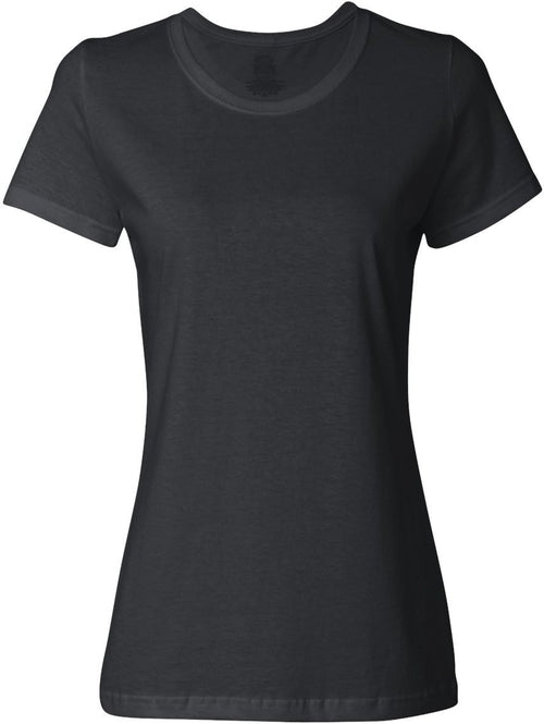 Fruit of the Loom Ladies HD Cotton V-Neck T-Shirt-Ladies T Shirts-Thread Logic