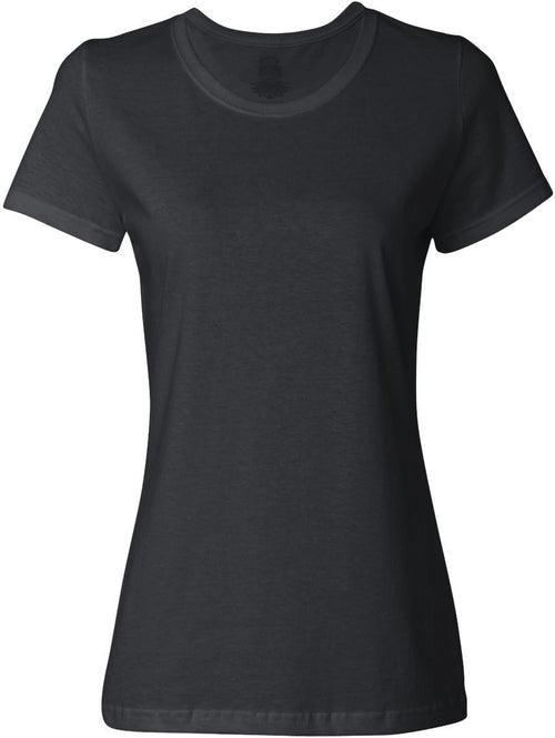 Fruit of the Loom Ladies HD Cotton V-Neck T-Shirt-Ladies T Shirts-Thread Logic