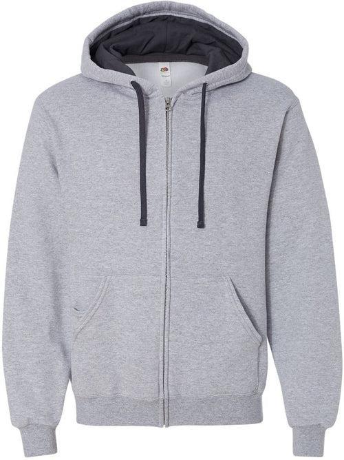 Fruit of the Loom SofSpun Full-Zip Hooded Sweatshirt-Men's Layering-Thread Logic