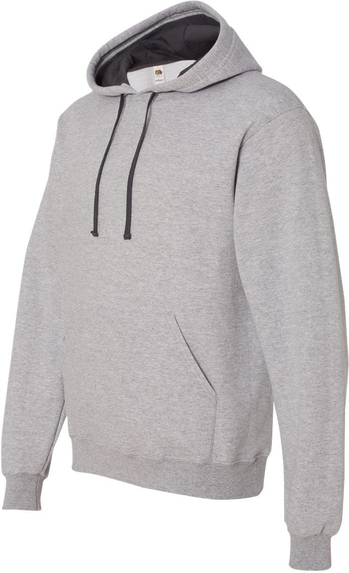 no-logo Fruit of the Loom SofSpun Hooded Sweatshirt-Men's Layering-Fruit of the Loom-Thread Logic