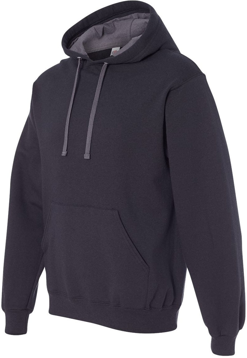 no-logo Fruit of the Loom SofSpun Hooded Sweatshirt-Men's Layering-Fruit of the Loom-Thread Logic