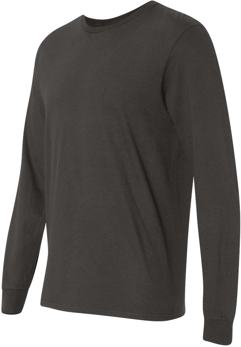 no-logo Fruit of the Loom Sofspun® Long Sleeve T-Shirt-T-Shirts - Long Sleeve-Fruit of the Loom-Thread Logic