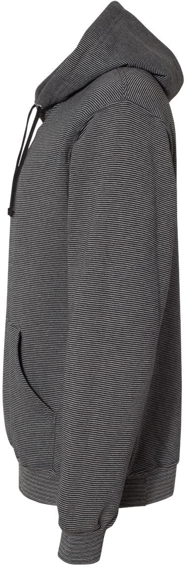 no-logo Fruit of the Loom Sofspun® Microstripe Hooded Pullover Sweatshirt-Fleece-Fruit of the Loom-Thread Logic