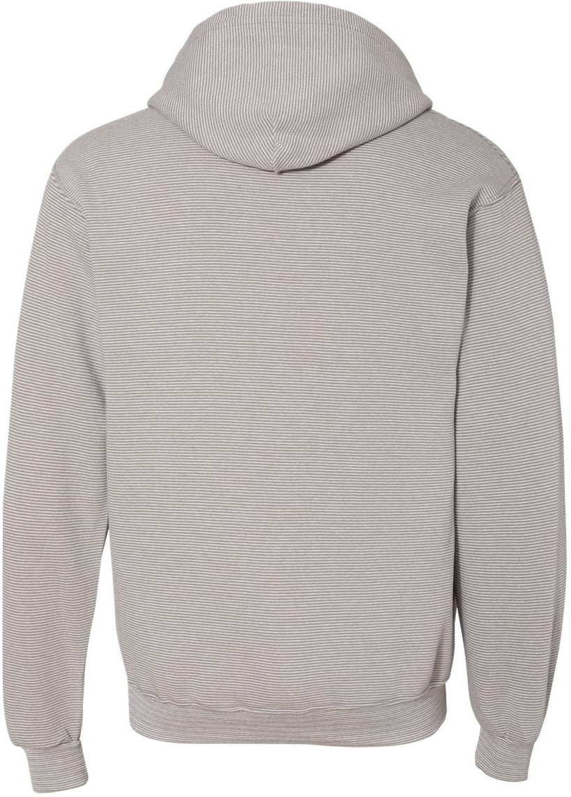 no-logo Fruit of the Loom Sofspun® Microstripe Hooded Pullover Sweatshirt-Fleece-Fruit of the Loom-Thread Logic