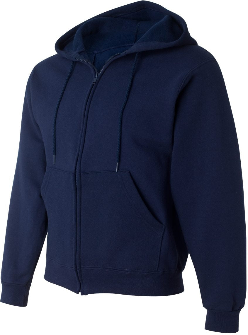 no-logo Fruit of the Loom Supercotton Full-Zip Hooded Sweatshirt-Fleece-Fruit of the Loom-Thread Logic