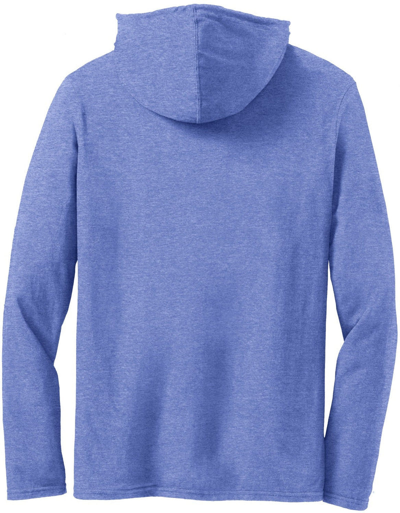 no-logo Gildan 100% Combed Ring Spun Cotton Long Sleeve Hooded T-Shirt-Regular-Gildan-Thread Logic