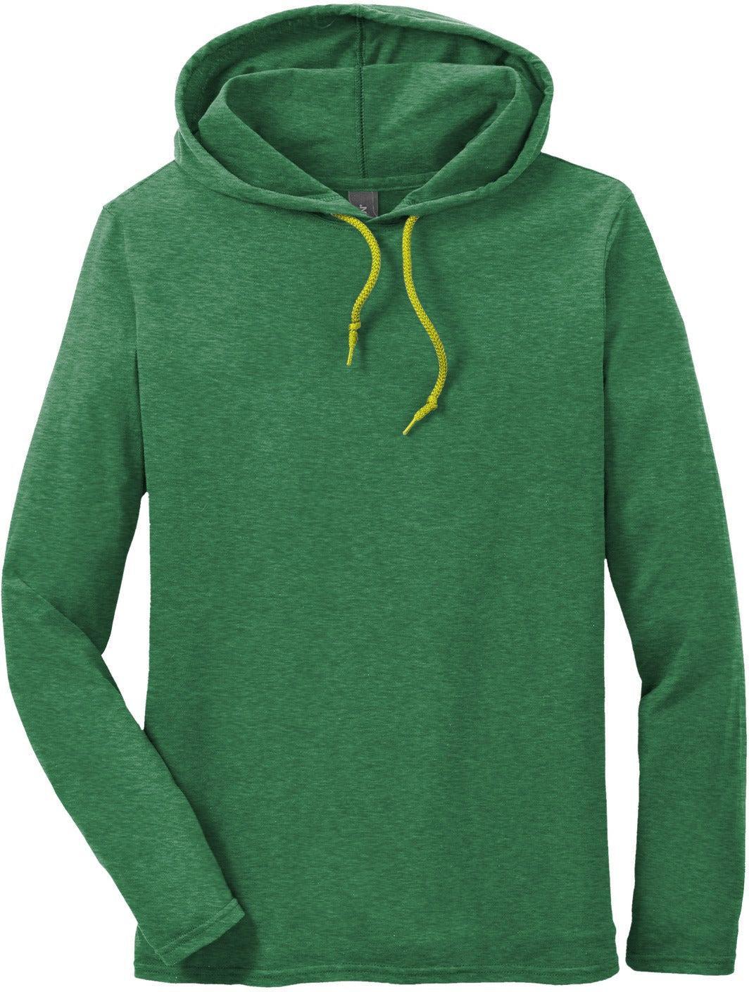 Gildan 100% Combed Ring Spun Cotton Long Sleeve Hooded T-Shirt