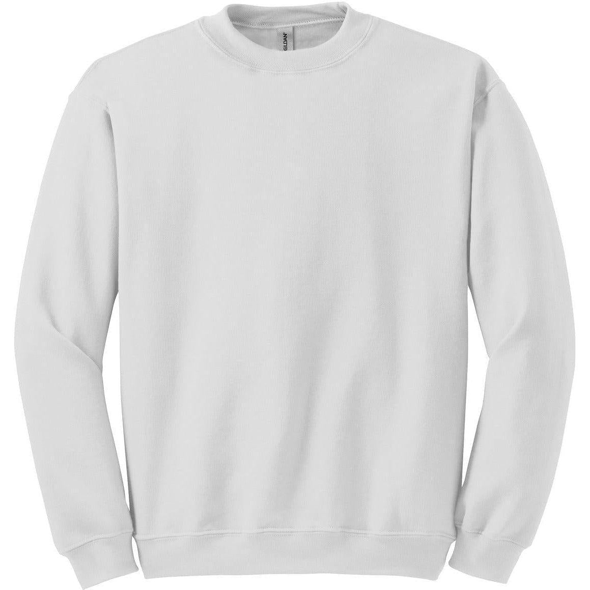 no-logo Gildan Blend Crewneck Sweatshirt-Crewnecks-Gildan-White-S-Thread Logic