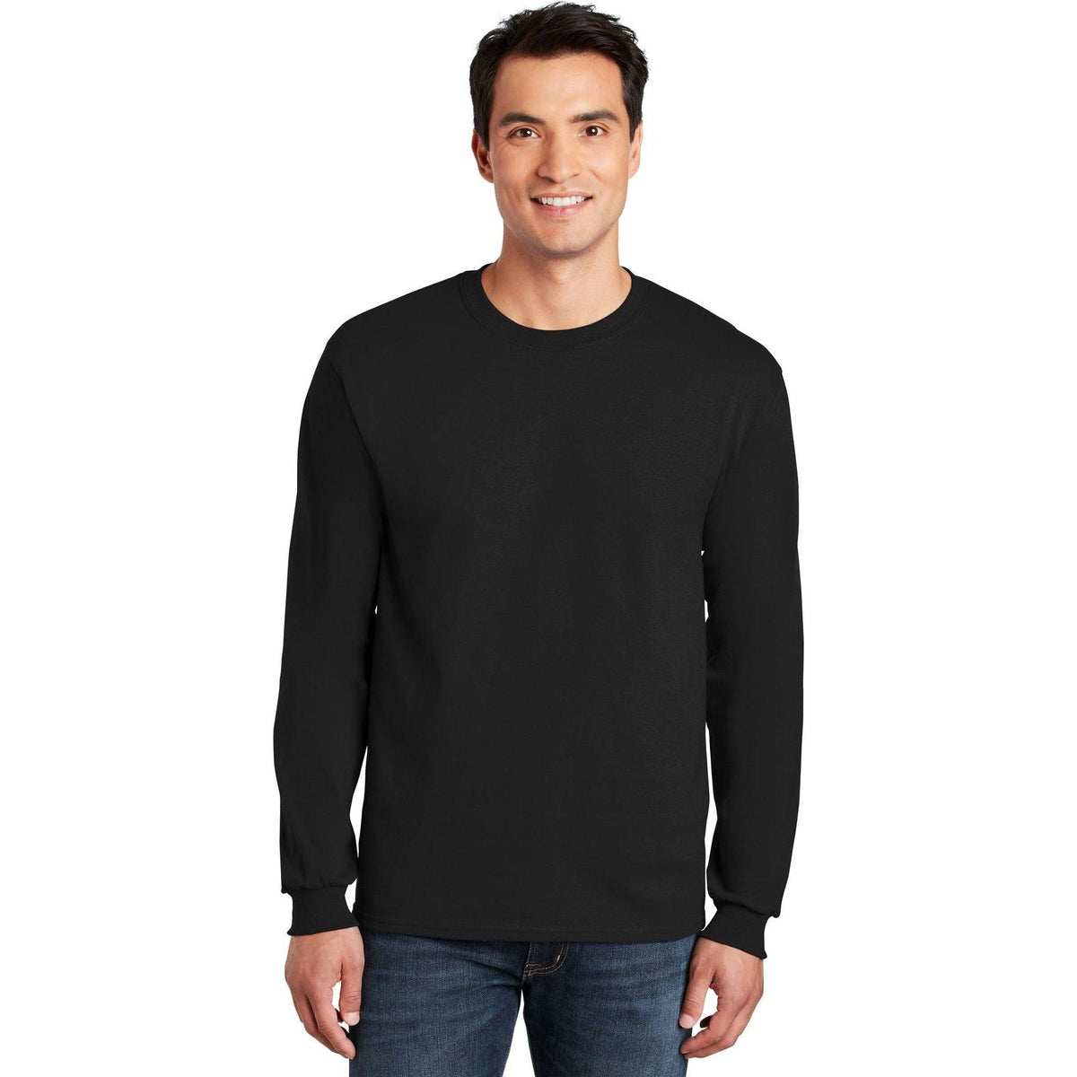 no-logo Gildan Cotton Long Sleeve T-Shirt-Regular-Gildan-Thread Logic