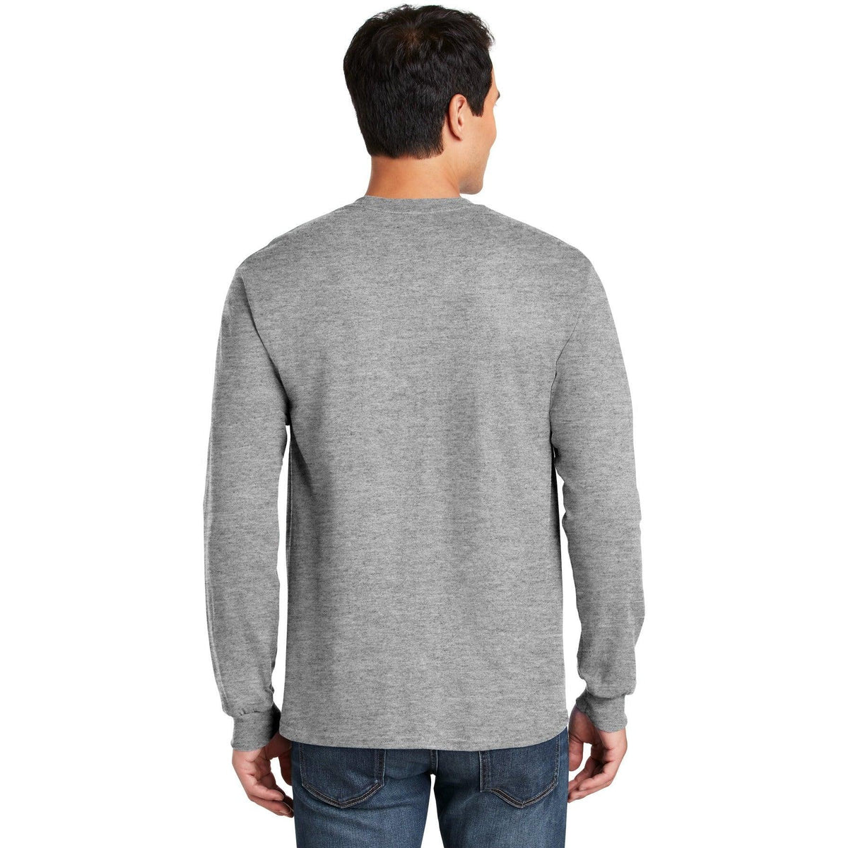 no-logo Gildan Cotton Long Sleeve T-Shirt-Regular-Gildan-Thread Logic