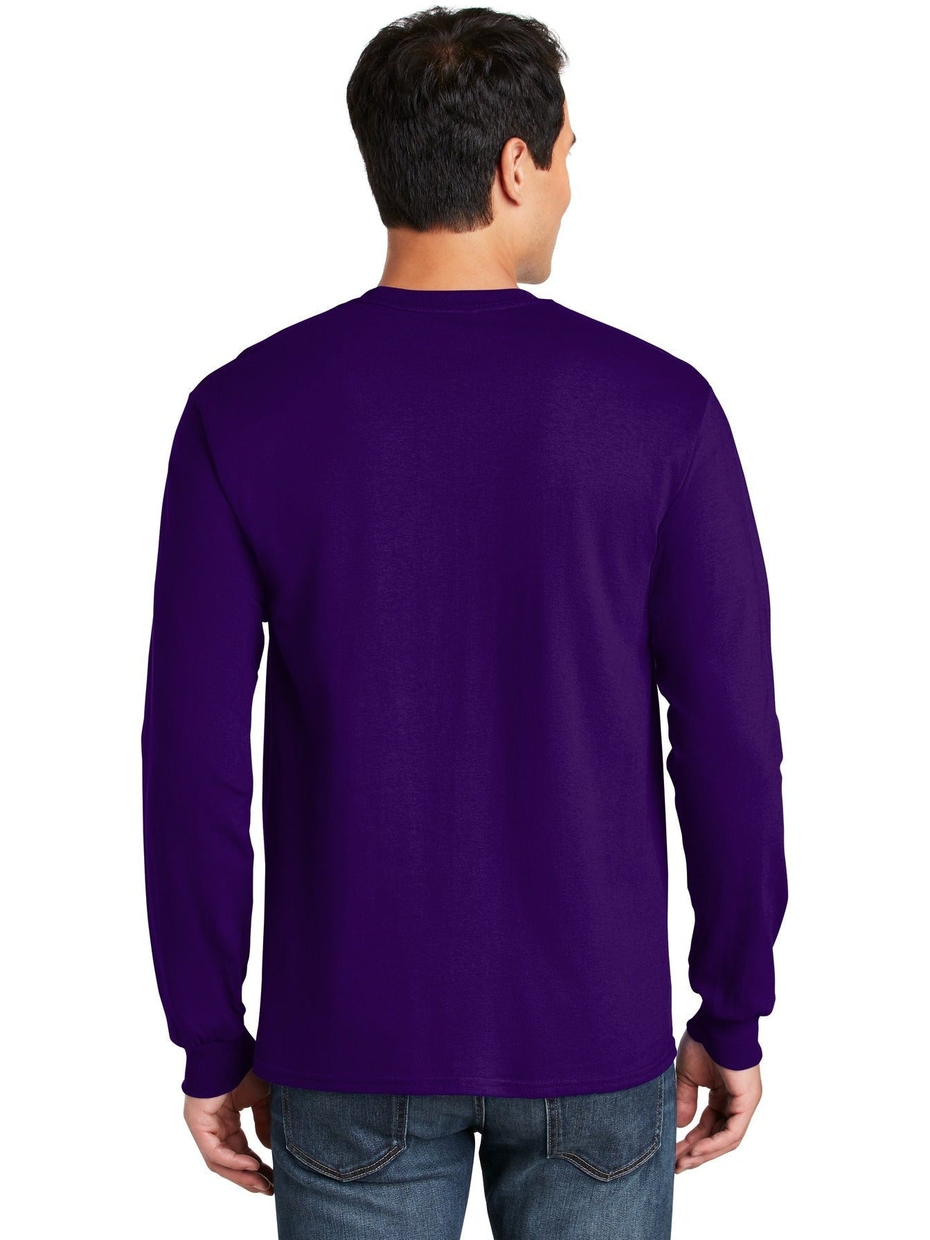 no-logo Gildan Cotton Long Sleeve T-Shirt-Regular-Gildan-Thread Logic