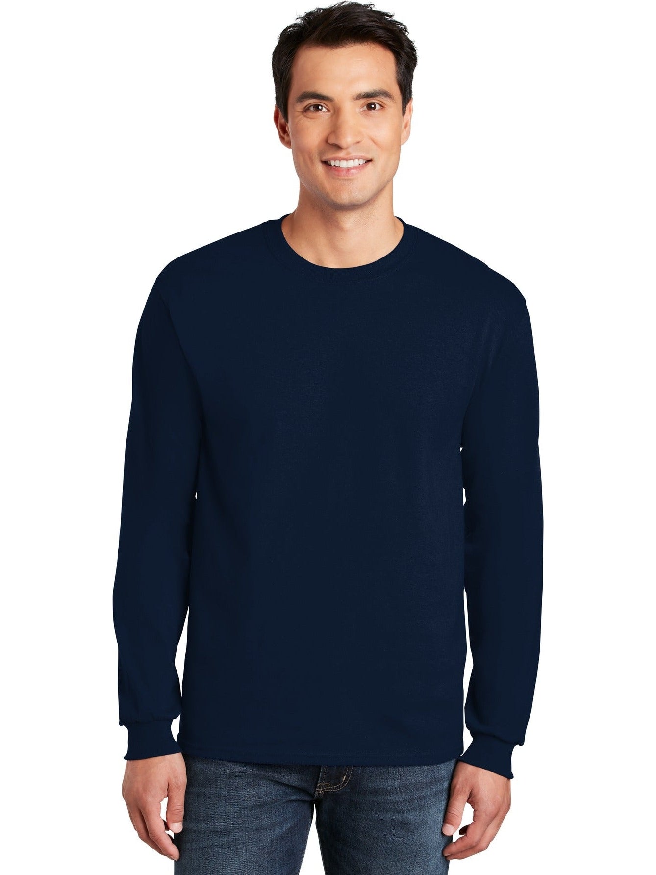 no-logo Gildan Cotton Long Sleeve T-Shirt-Regular-Gildan-Thread Logic