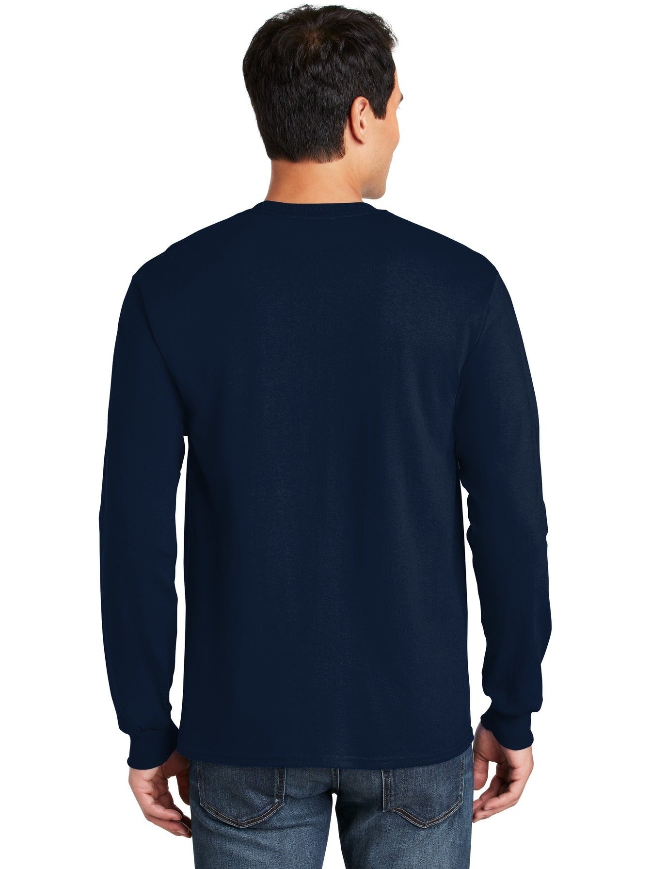 no-logo Gildan Cotton Long Sleeve T-Shirt-Regular-Gildan-Thread Logic