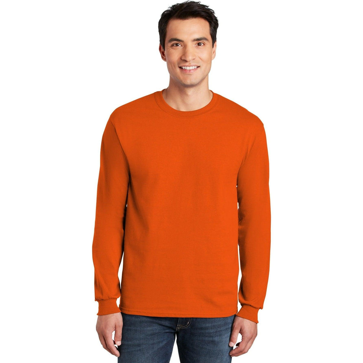 no-logo Gildan Cotton Long Sleeve T-Shirt-Regular-Gildan-Thread Logic
