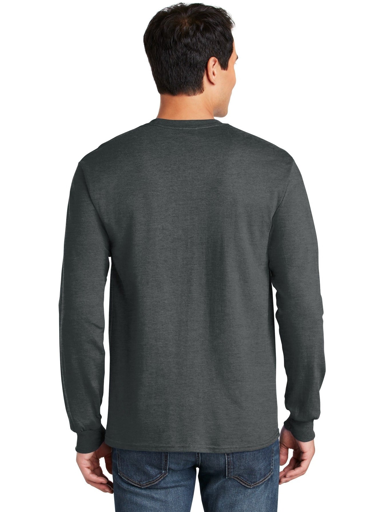no-logo Gildan Cotton Long Sleeve T-Shirt-Regular-Gildan-Thread Logic